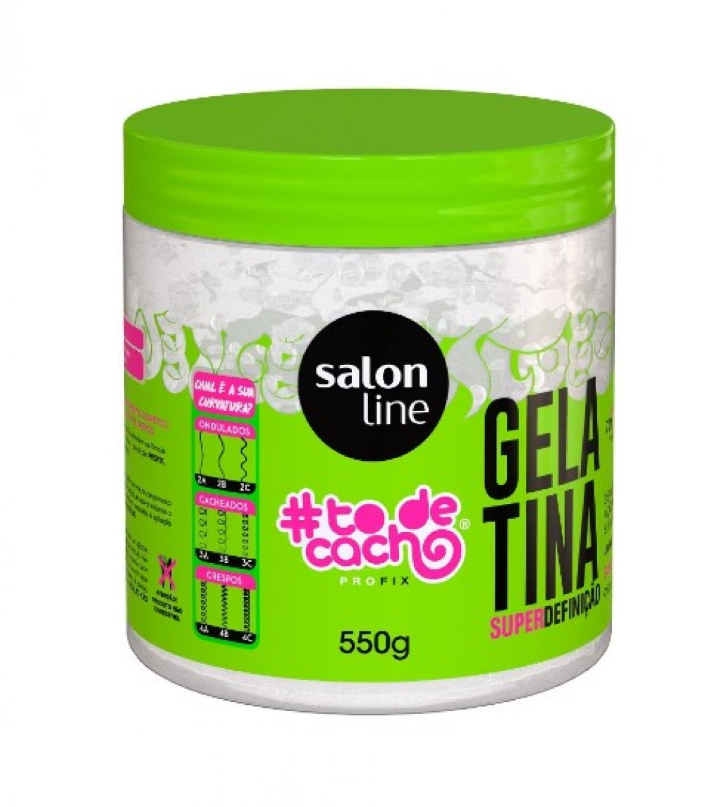 Gelatina #todecacho Super Definição Salon Line 550g