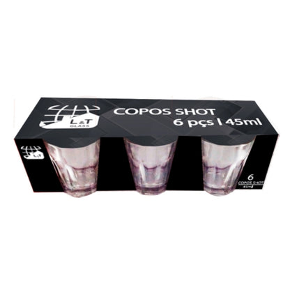 copo shot 45ml com 6 unidades
