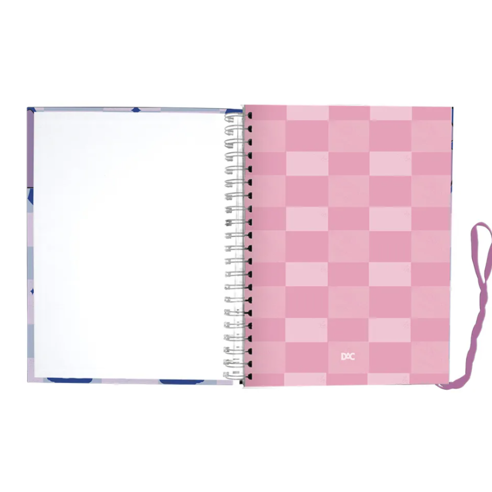Caderno Smart Colegial Stitch com 80 Folhas Reposicionáveis Dac