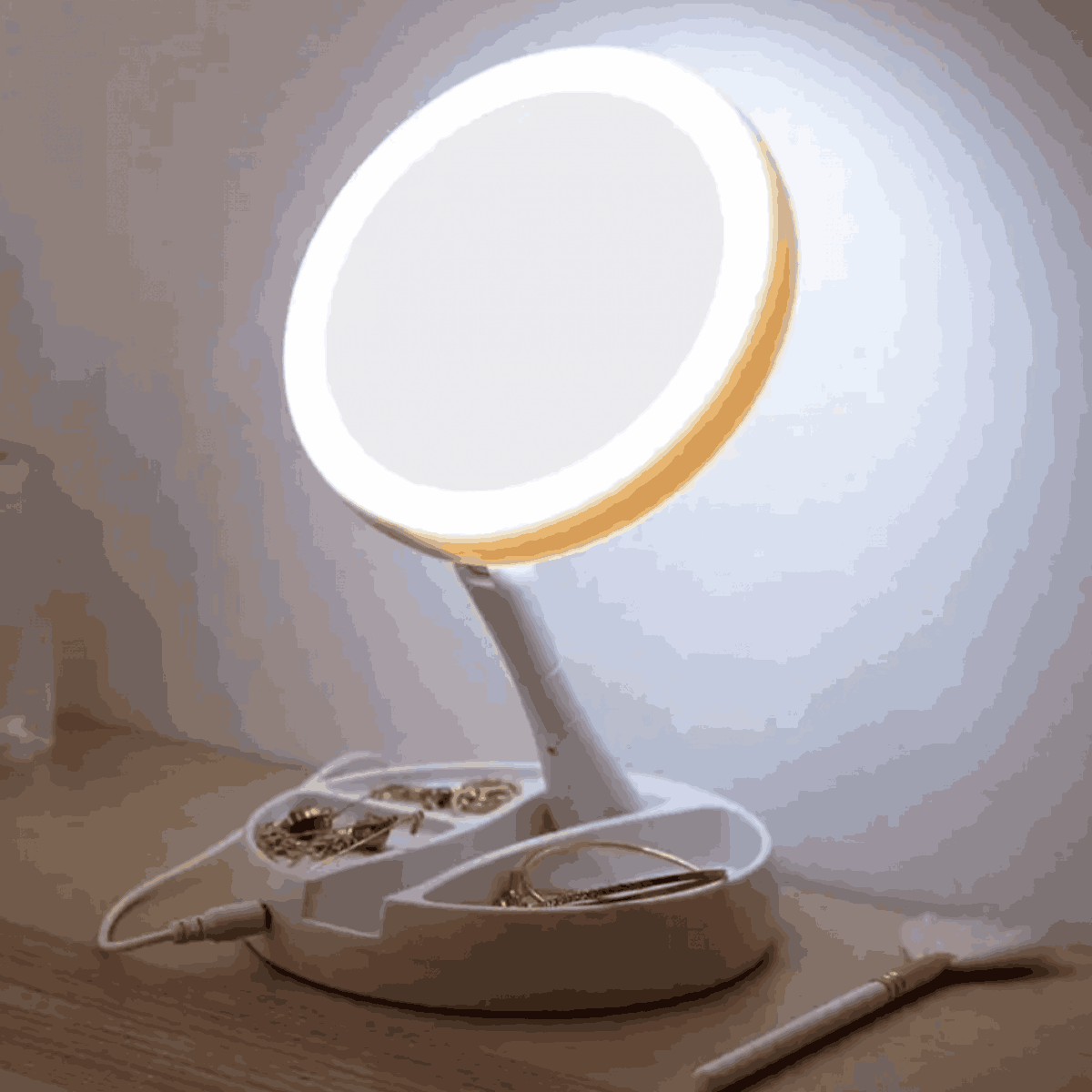 Espelho de mesa Luz Led