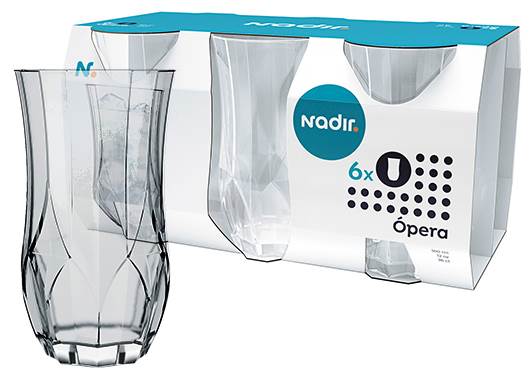 CONJUNTO 6 COPOS OPERA 360ML