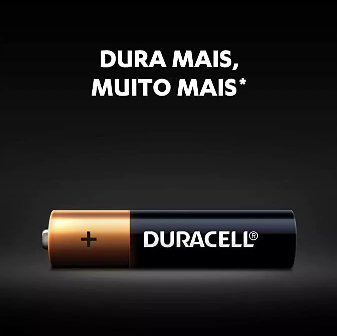 PILHA DURACELL AAA  C 4 ALCALINA - PALITO