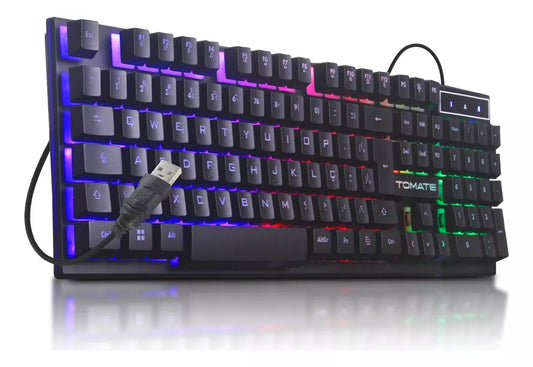 TECLADO LED RGB C/FIO