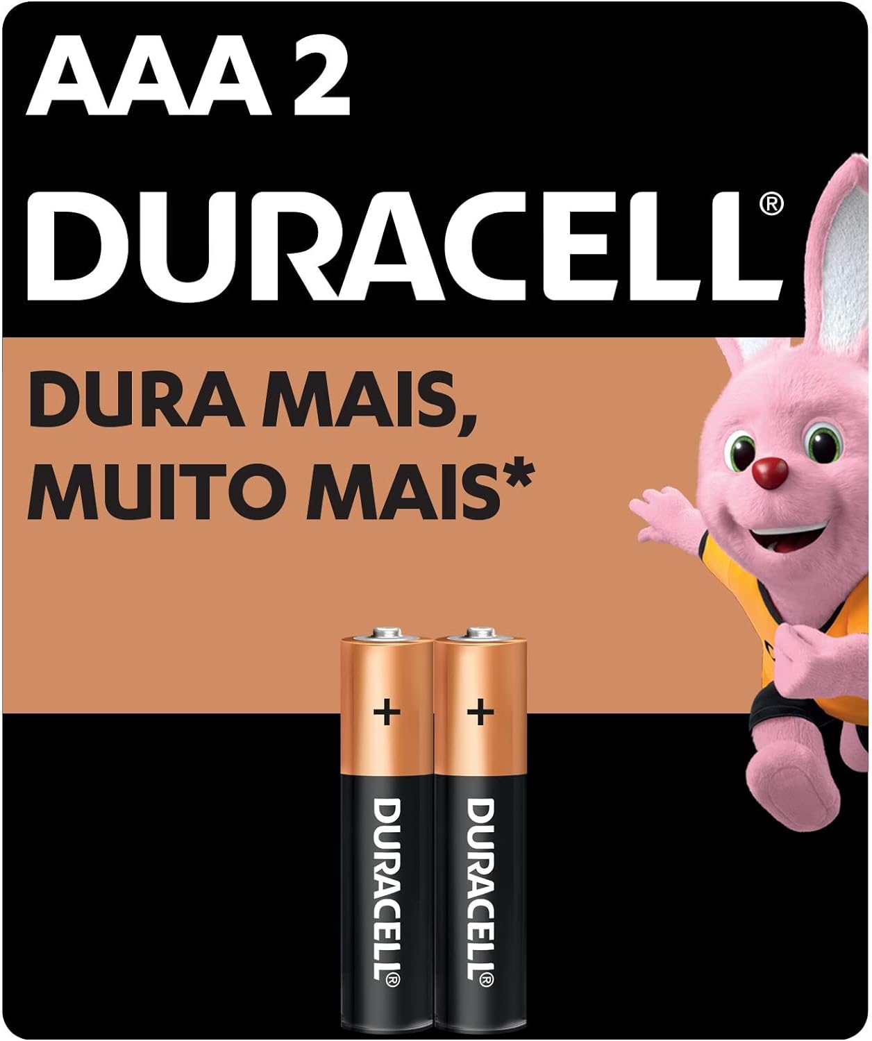 PILHA ALCALINA PALITO AAA C/2 DURACELL