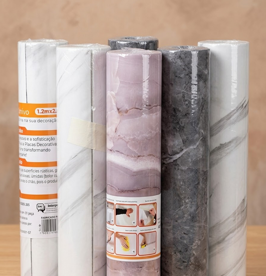 ROLO ADESIVO PARA DECORACAO PARA PAREDE PVC 1,2mX2.8m