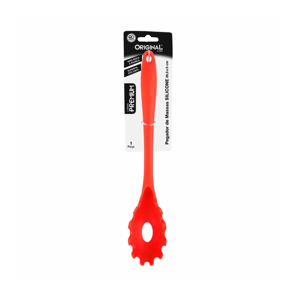 PEGADOR DE MASSAS EM SILICONE PREMIUM 28.5 X 5 CM