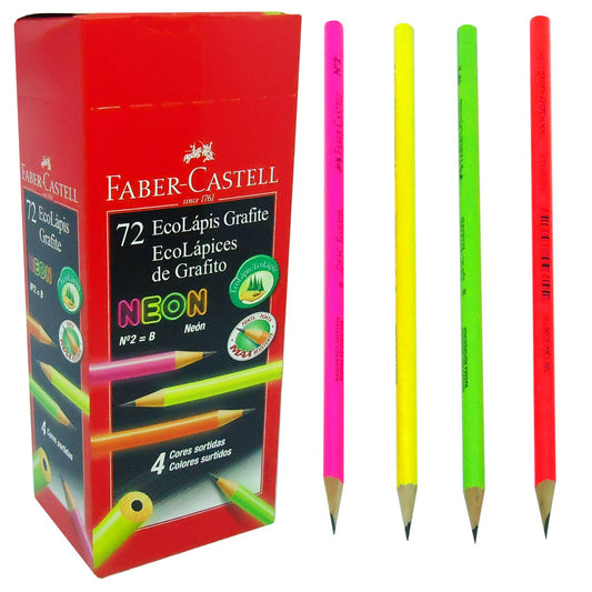 Lápis Preto Faber Castell Neon Ecolápis N2