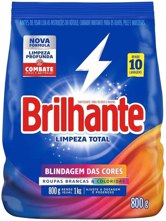 Sabão em pó Brilhante 800g