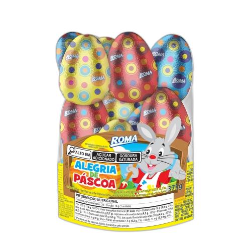 OVO ALEGRIA DE PASCOA AO LEITE 375G