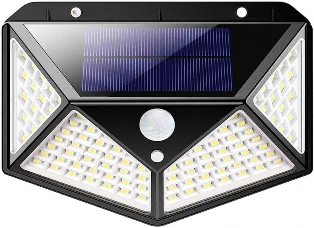 Luminária Energia Solar Parede 100 Leds - ALFACELL