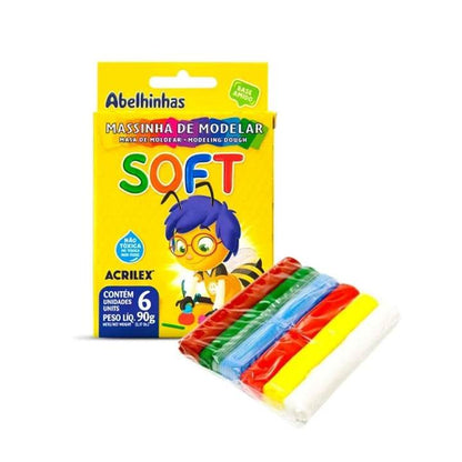 MASSINHA SOFT CONJ.C/6CORES