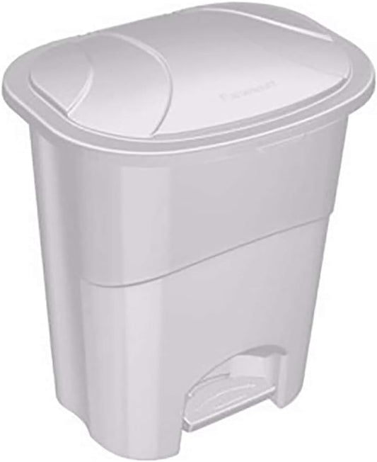 LIXEIRA C/ PEDAL 40 LTS BRANCA