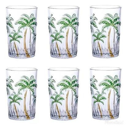JOGO DE COPOS PALM TREEE 350ml