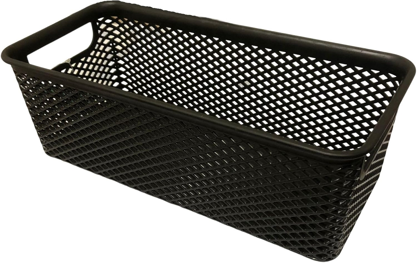 CESTO ORGANIZADOR PRETO 26X12X9 CM LINEA