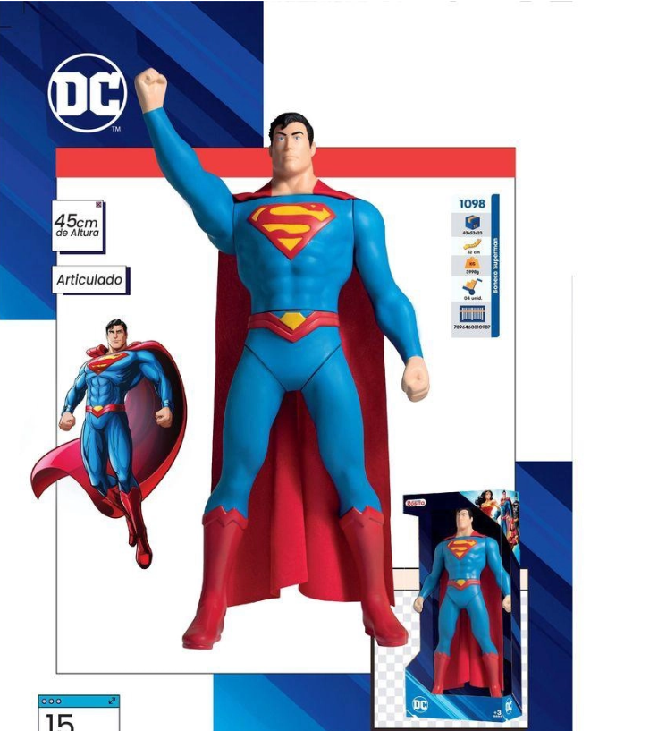 BONECO SUPERMAN 45 cm