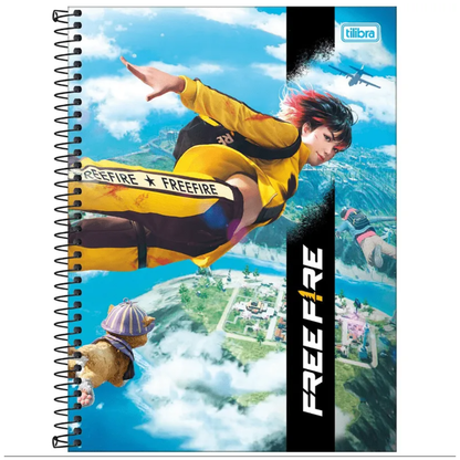 CADERNO FREE FIRE 1 MATERIA
