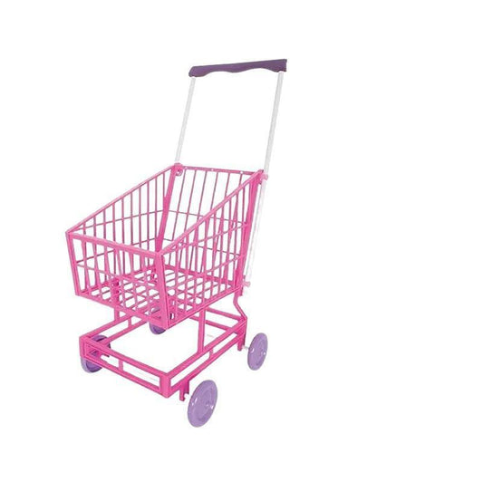 CARRINHO DE SUPERMERCADO(COR ROSA)