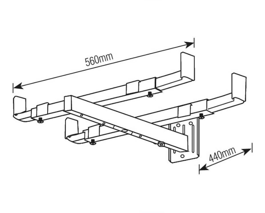 Suporte para Forno Micro-ondas – Brasforma SBR 3.6 – BRANCO