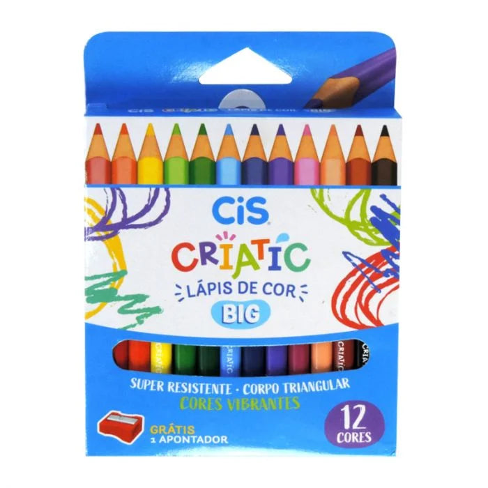 LAPIS COR CIS CRIATIC JUMBO C/12