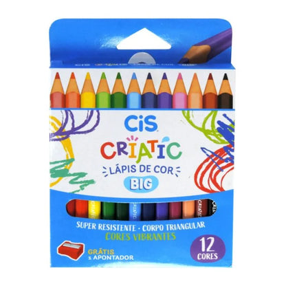 LAPIS COR CIS CRIATIC JUMBO C/12