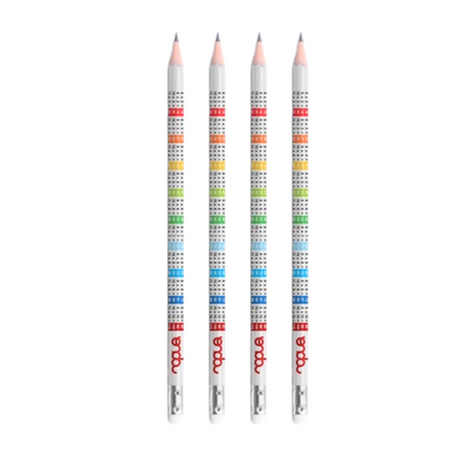 Lápis Grafite Tabuada HB com Borracha