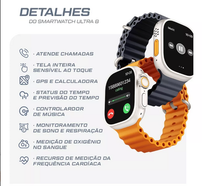 Smartwatch S9 Ultra - Resistente a Água  IP68