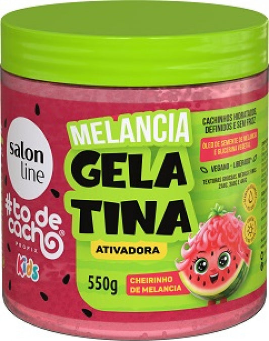 Gelatina Ativadora Salon Line Kids #TDC Melancia 550g