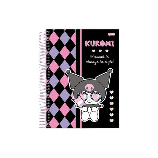 CADERNO KUROMI jandaia 10 matérias