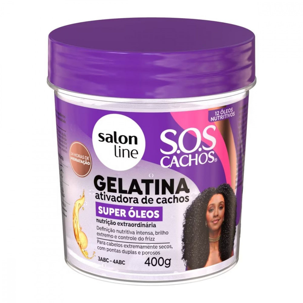 Creme Gelatina Salon Line 100ml Sos Cachos Super Óleos