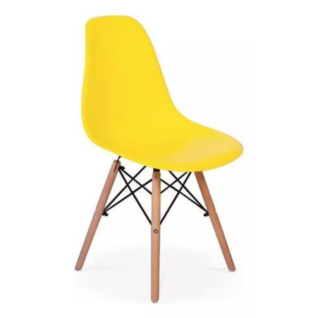 CADEIRA CHARLES MARROM EAMES EIFFEL DKR WOOD